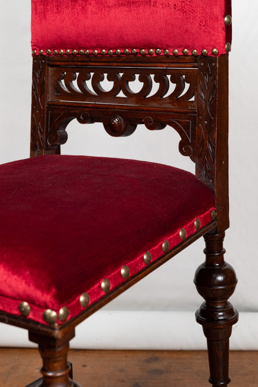 Französischer Gründerzeit Lehnstuhl um 1890