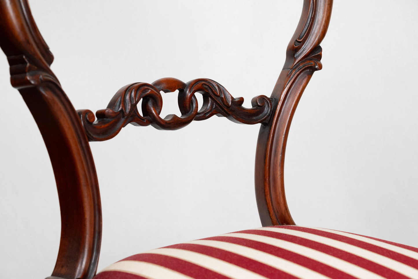 Antike Biedermeier Stühle aus Dunkler Buche, 1870, 4er Set