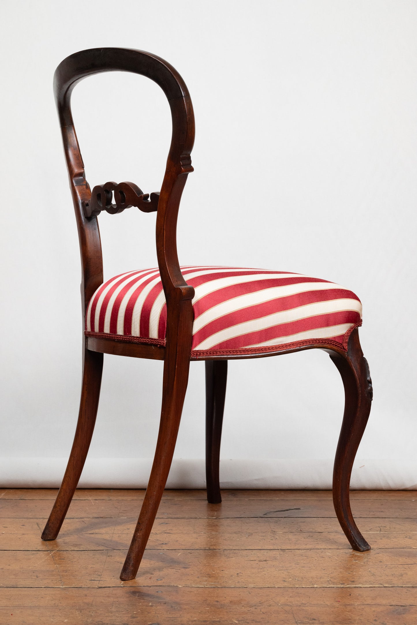 Antike Biedermeier Stühle aus Dunkler Buche, 1870, 4er Set