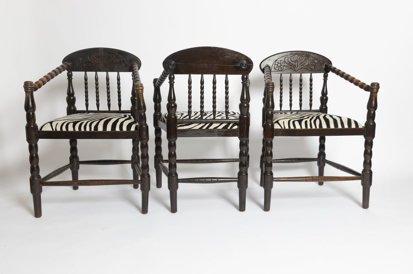Worpswede Sitzgarnitur aus Kiefernholz, 1905, 5 . Set