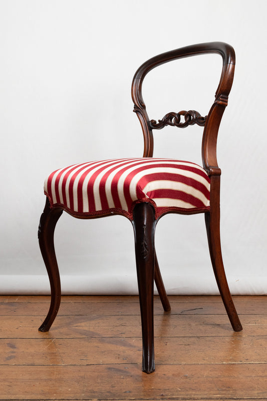 Antike Biedermeier Stühle aus Dunkler Buche, 1870, 4er Set