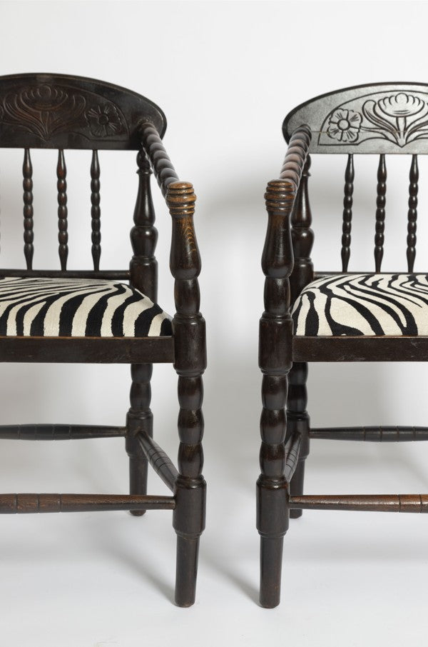 Worpswede Sitzgarnitur aus Kiefernholz, 1905, 5 . Set